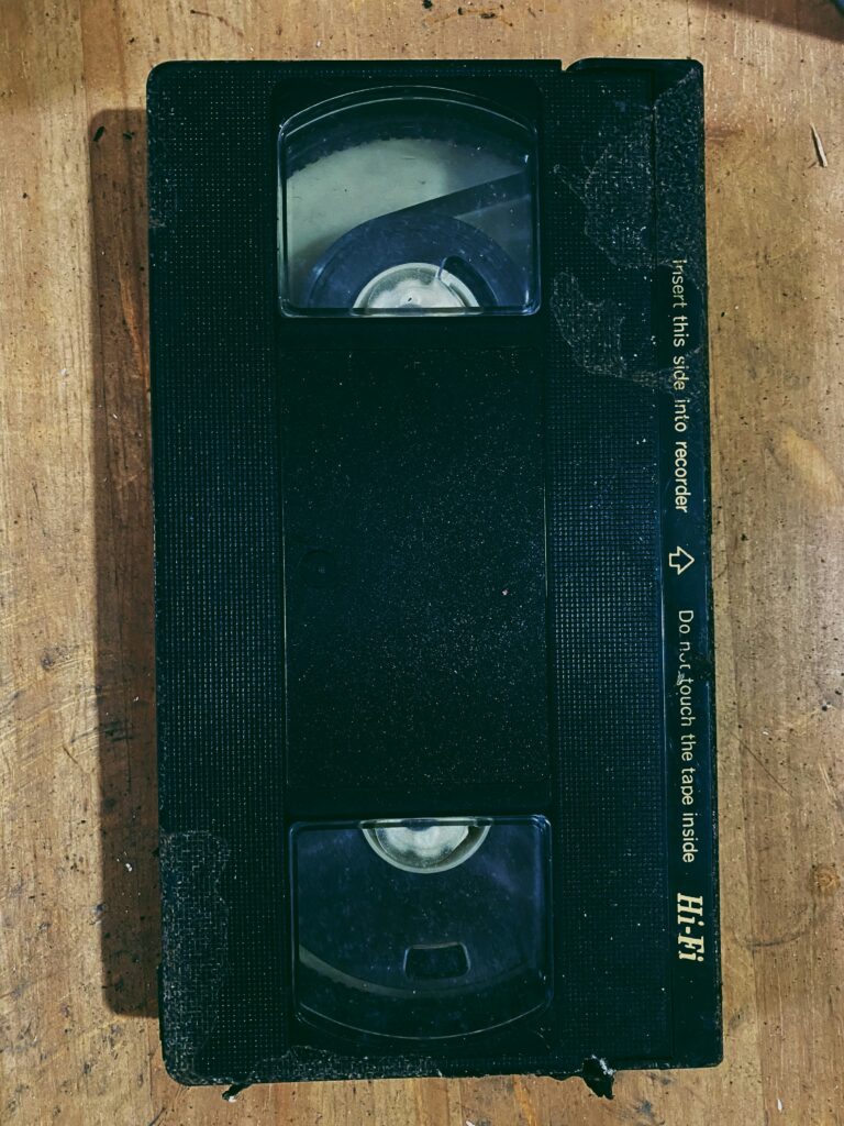 stara karta VHS